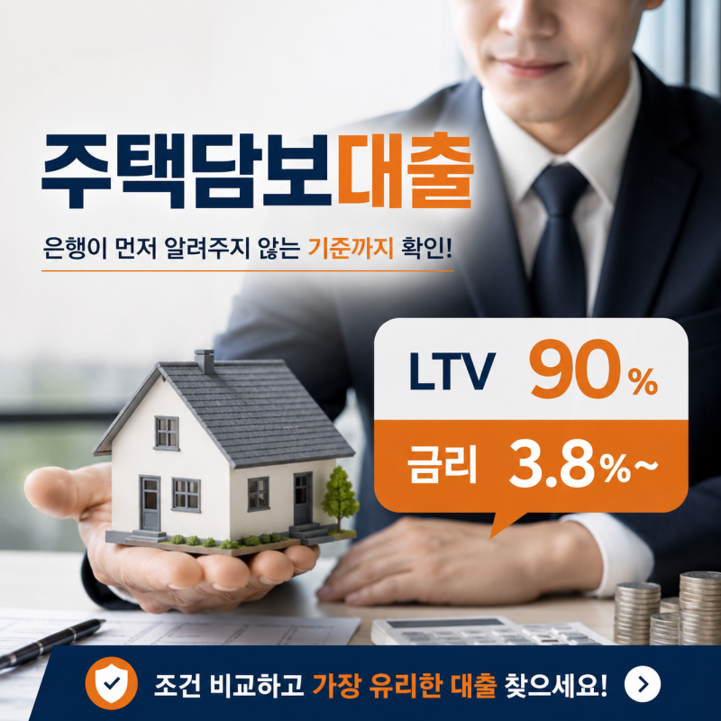 개인사업자주택담보대출 사업 운영자금이 필요하다면 집을 담보로 얼마나 가능할까?