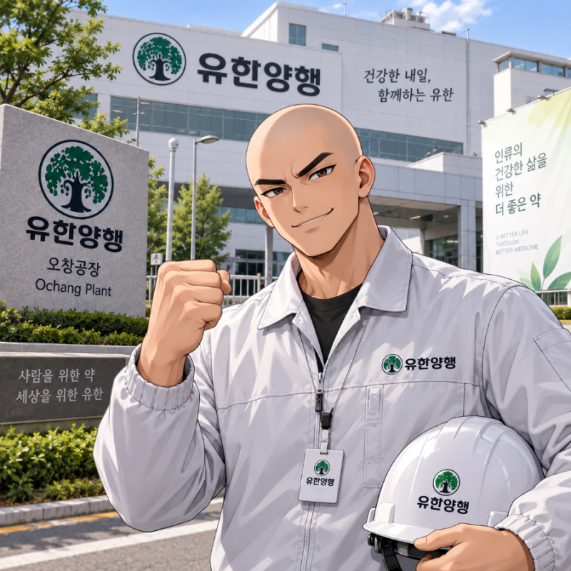 유한양행 생산직 9/13 마감, 연봉 6천 사실?