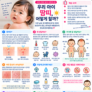 아기 땀띠 어떻게 없앨까? 얼굴·목·등 땀띠 원인부터 관리법까지 총정리