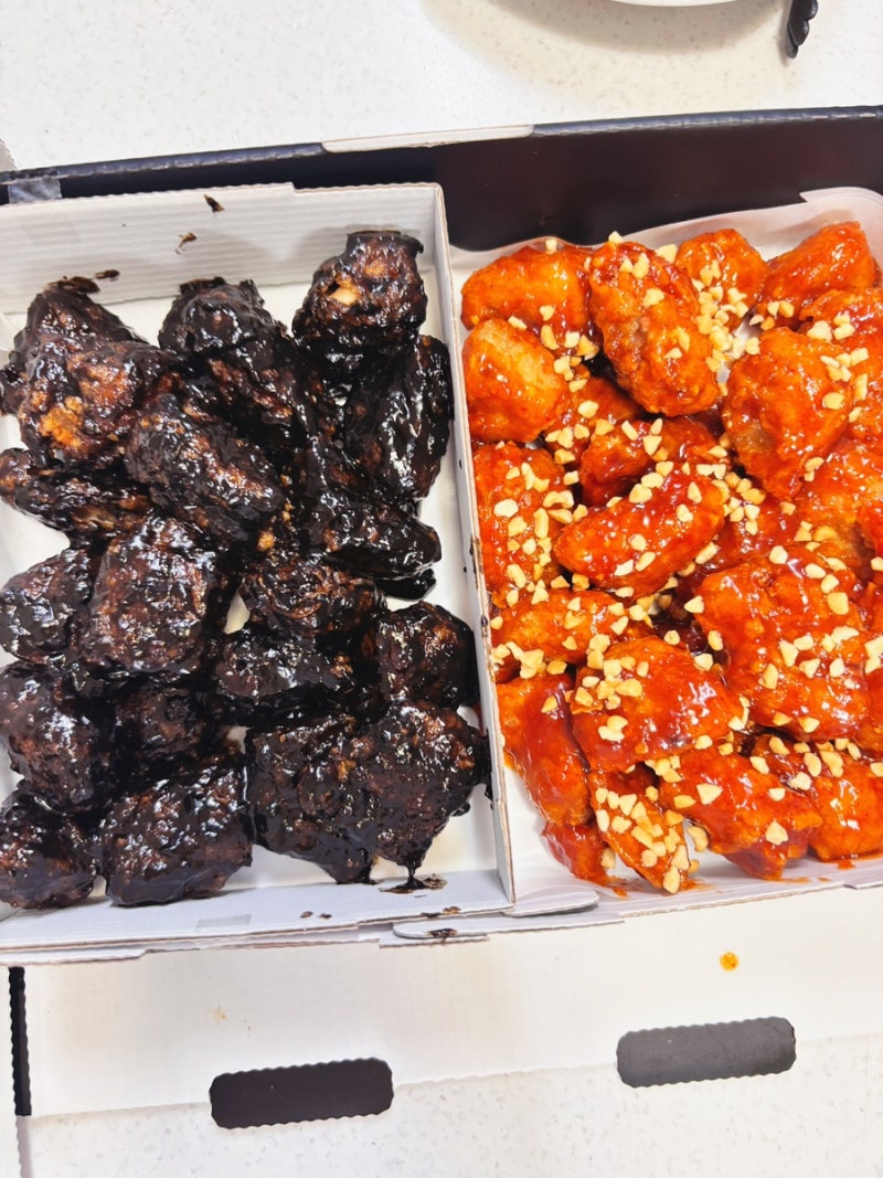 속초 중앙시장) 먹거리 만석닭강정 VS 예스 닭강정 & 속초 술빵 먹거리 및 주차정보
