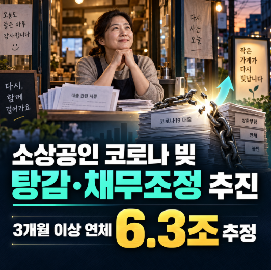소상공인 코로나 빚 탕감새출발기금·새도약기금정부 발표 총정리
