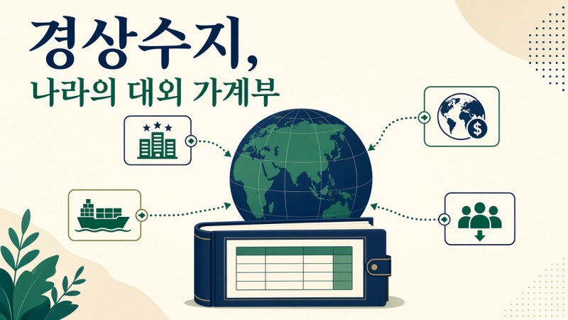경상수지 뜻과 구성｜흑·적자가 환율과 경제에 미치는 영향