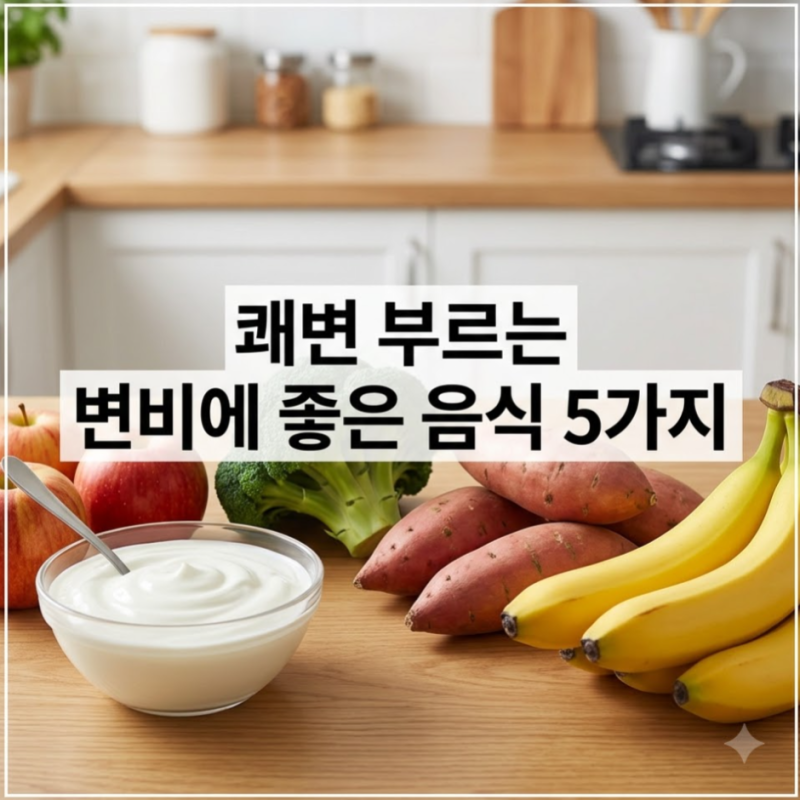 변비에 좋은 음식 5가지, 쾌변 부르는 식탁의 비밀