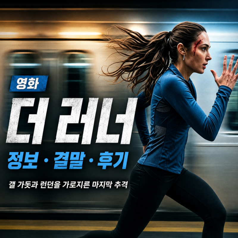 영화 더 러너 정보 결말 후기, 갤 가돗과 런던을 가로지른 마지막 추격