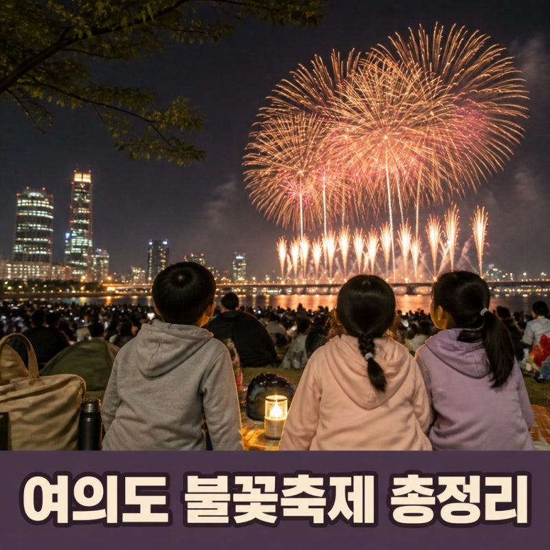 오늘 여의도 불꽃축제 교통통제와 관람포인트 총정리