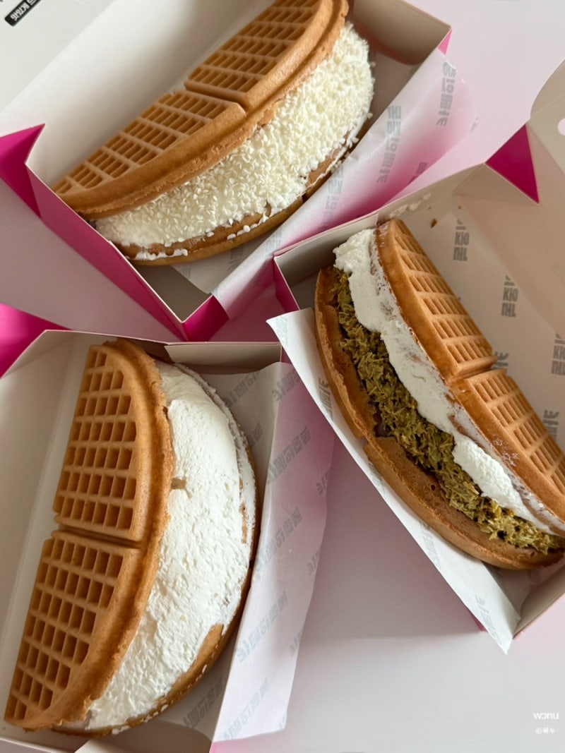 원주 와플 맛집 무실동 디저트 카페 카페인중독; 두바이 초코, 햅쌀