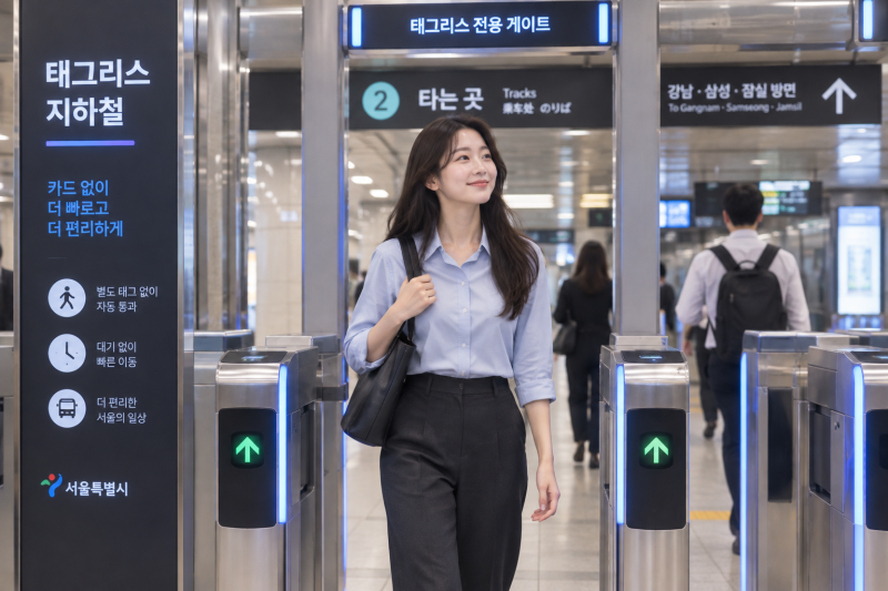 서울 지하철도 태그리스 된다｜서울 지하철 태그리스 노선 확인