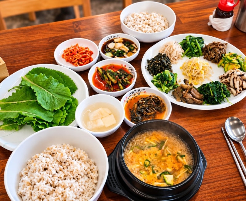 김포 고촌 맛집 시골향기, 보리밥부터 우거지수제비까지