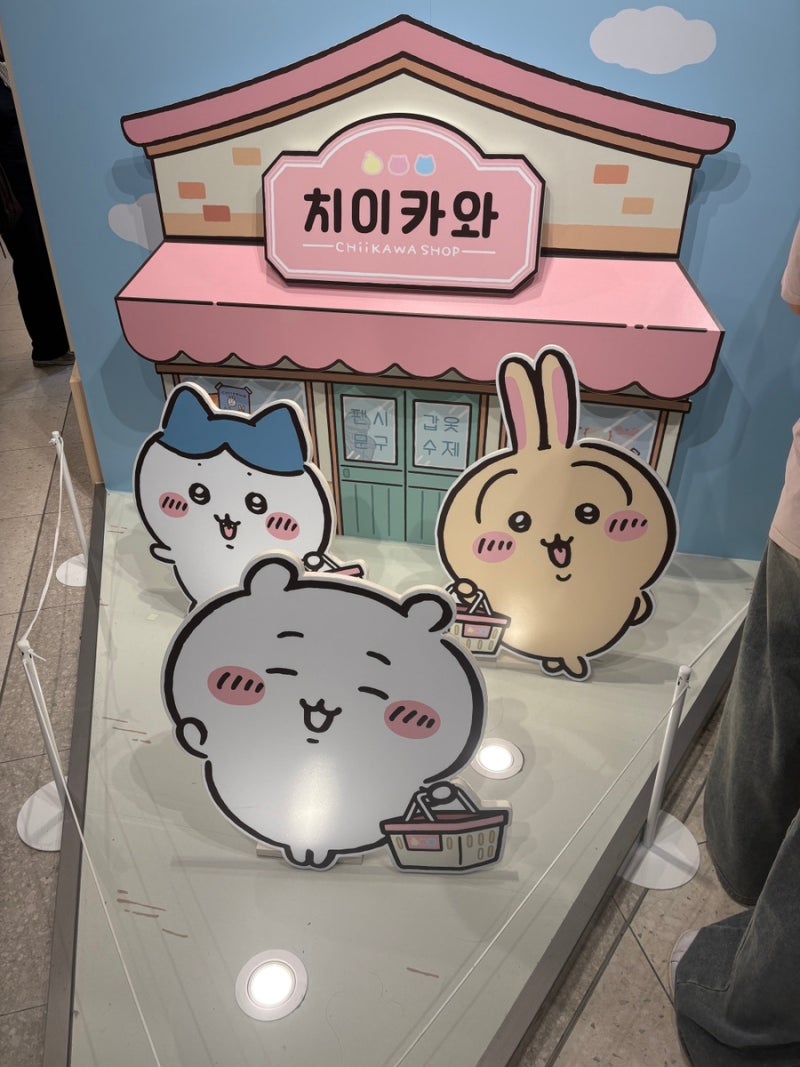 004.용산 아이파크몰 치이카와샵 방문한 후기 | 제초자격증 포카 뽑기