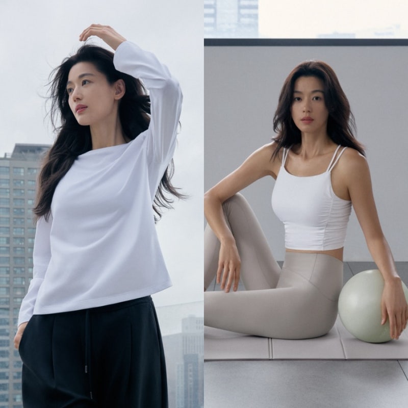 안다르 전지현 26FW 신상 화보, 레깅스부터 가을 애슬레저룩까지!