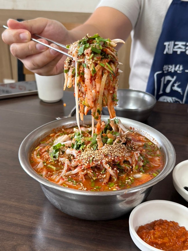 제주 서귀포 한치물회 맛집 바다나라횟집 솔직후기