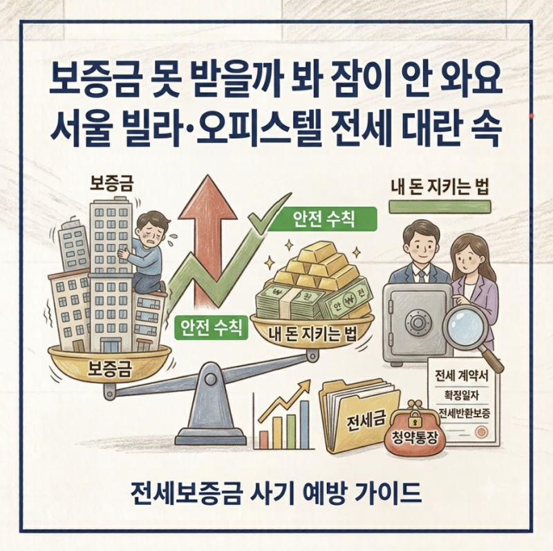 [정책뉴스] "보증금 못 받을까 봐 잠이 안 와요" 서울 빌라·오피스텔 전세 대란 속 내 돈 지키....