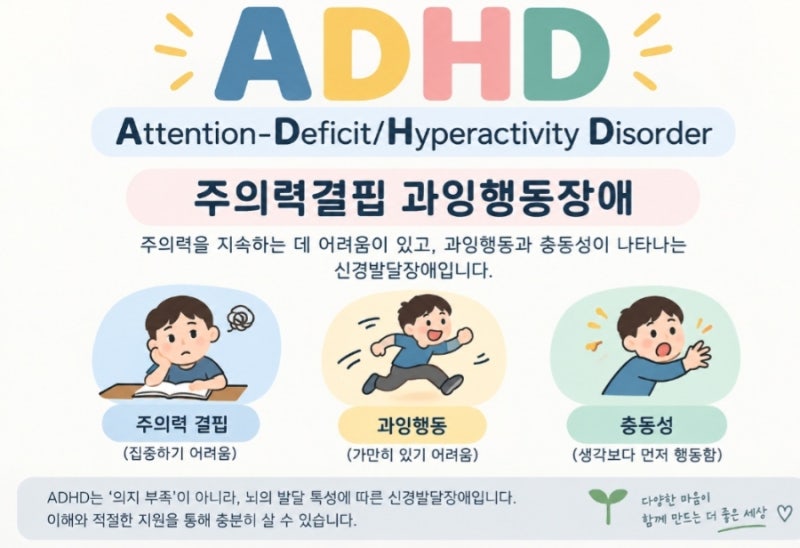 ADHD뜻, 단순히 집중력이 부족하다는 뜻일까? 성인 ADHD와 아이 ADHD에서 다르게 보이는 이유 산....