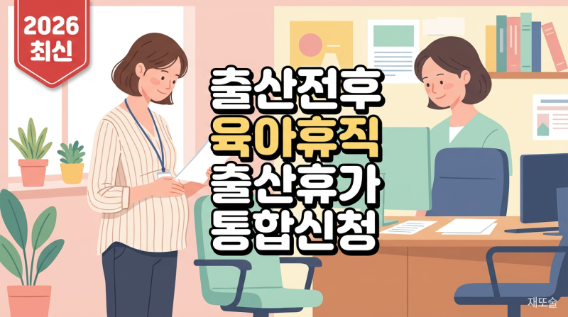 산전 육아휴직 → 출산휴가 → 육아휴직, 통합신청 한 방으로 정리했어요!!