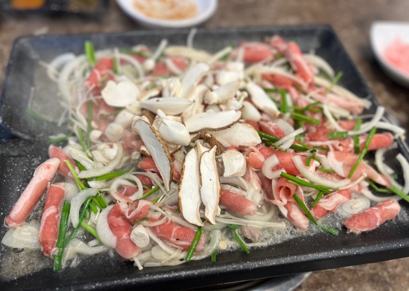 대구 북구 칠곡맛집 산더미 오리불고기 단체 모임 가능한 무학산오리하우스
