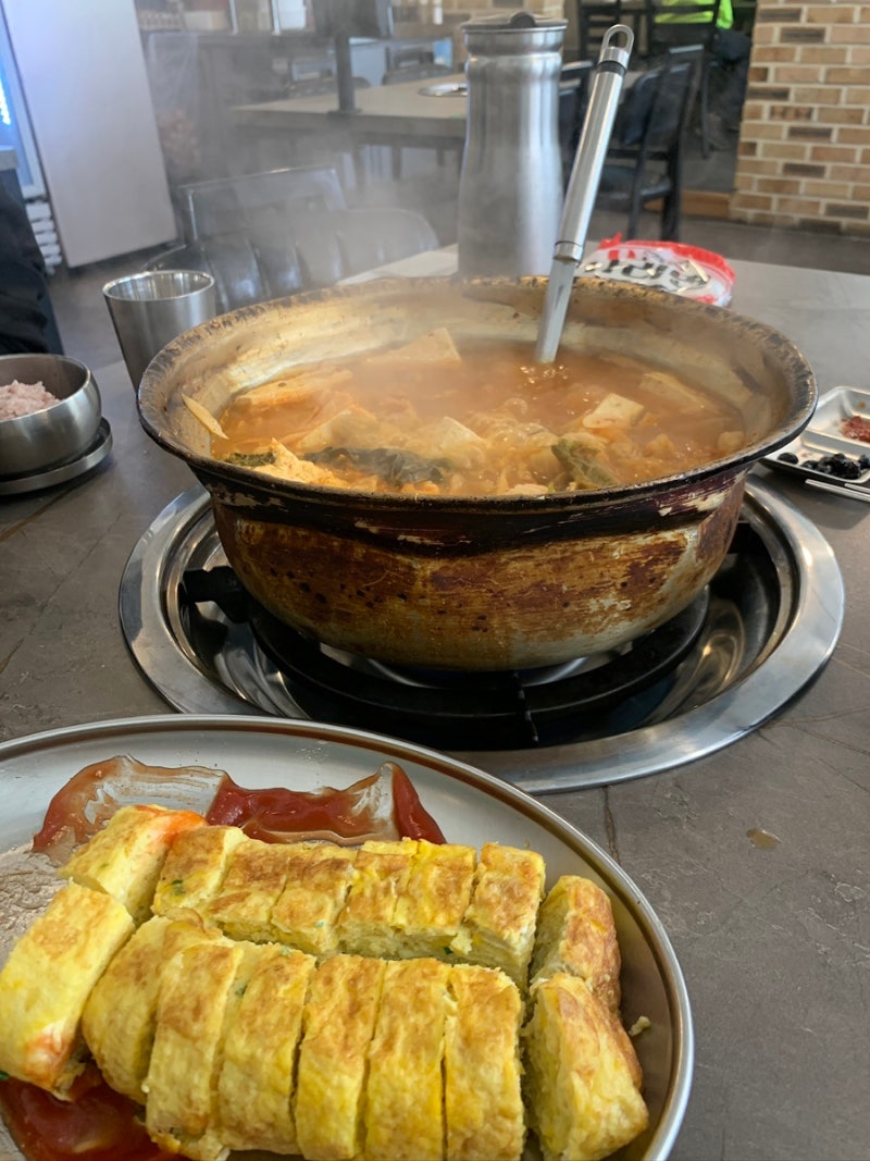 동탄 센트럴파크 맛집 한식 양푼 김치찌개,폭탄계란말이가 나오는 가성비 점심맛집