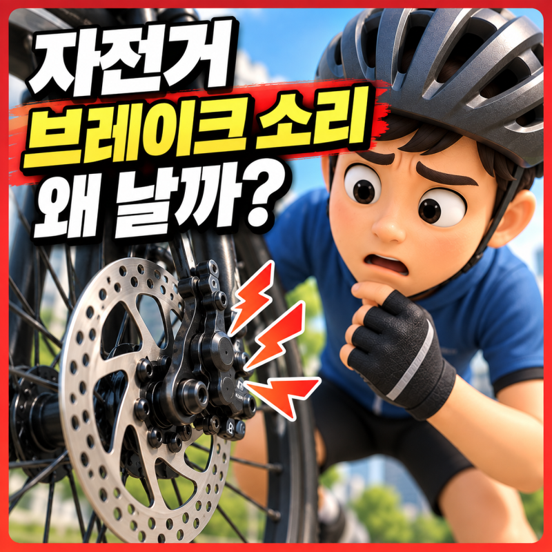 자전거 브레이크에서 소리가 날 때｜끽끽·긁히는 소리 원인과 점검 방법