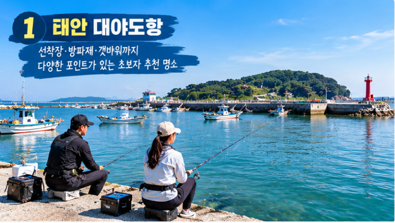 2026 충청권 쭈꾸미 워킹 포인트 TOP 5 배 안 타고 직접 잡는다! 가을 쭈꾸미 낚시 명소 5곳