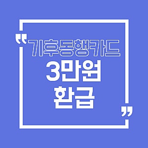 2026 기후동행카드 3만원 환급 총정리(기동카 페이백, 신청방법)