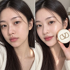 발렌티노 쿠션 촉촉한 물광 고쿠션 글로우 건성 추천 명품 화장품