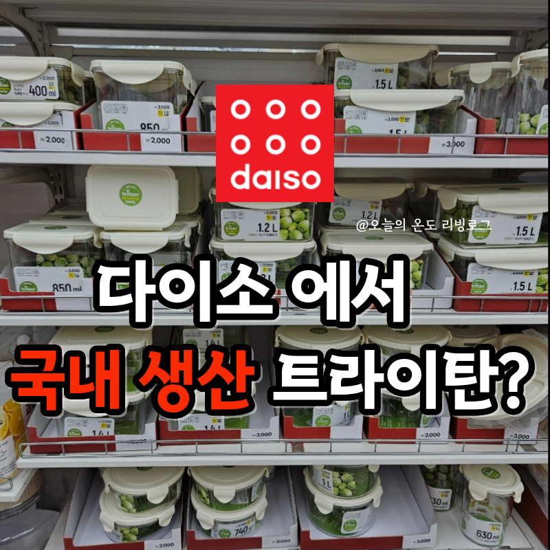 다이소 주방템 이 정도라고? 미국 직수입 트라이탄 원료에 국내 생산 밀폐용기 추천