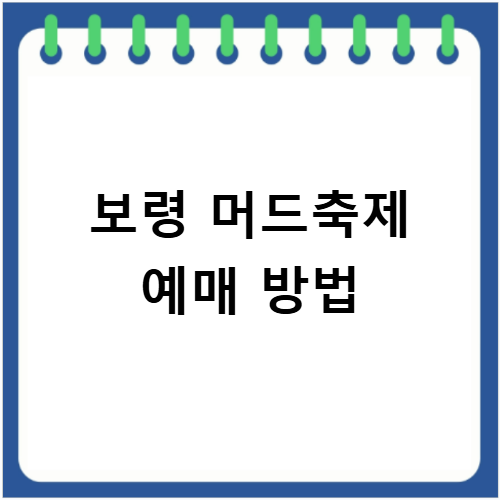 2026 보령 머드축제 기간 숙소 라인업까지 한 번에 끝내기