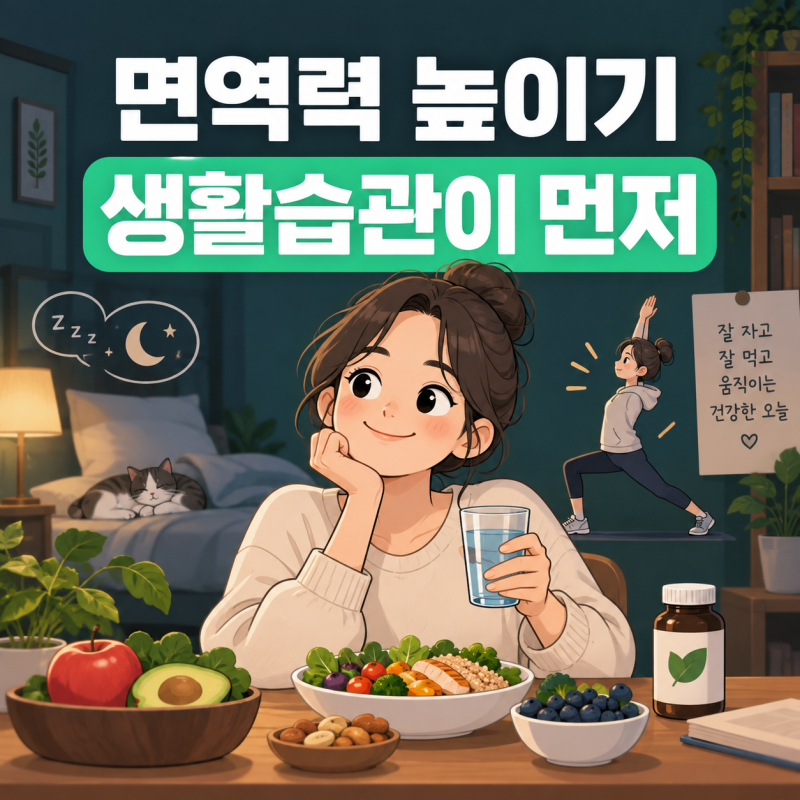 면역력 높이는 방법 총정리: 음식부터 영양제, 생활습관까지