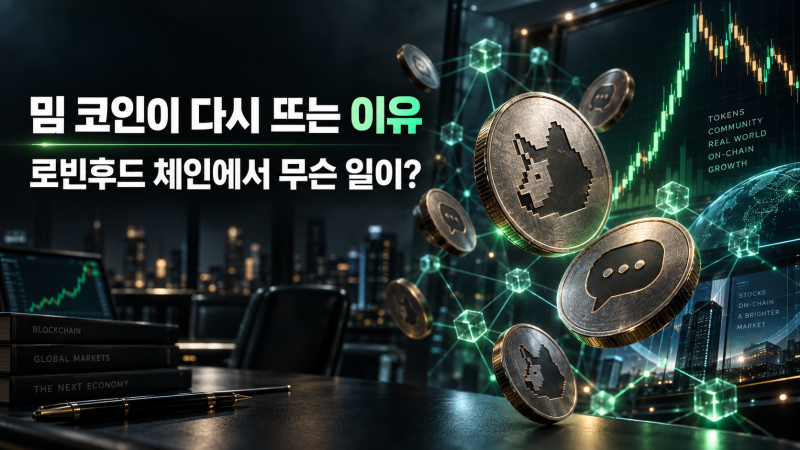 밈 코인이 다시 뜨는 이유｜로빈후드 체인에서 무슨 일이 벌어졌나