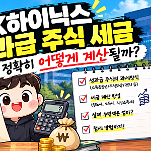 SK하이닉스 성과급 주식 세금, 정확히 어떻게 계산될까