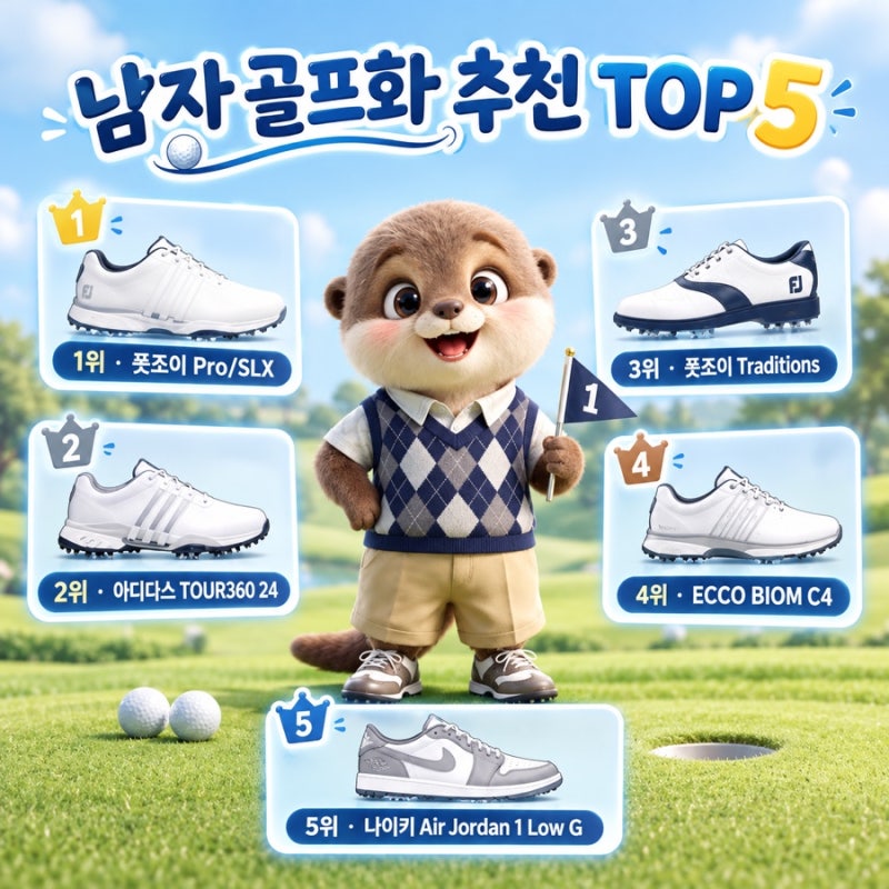 남자 골프화, 결국 편한 게 최고일까?｜직접 비교해본 인기 골프화