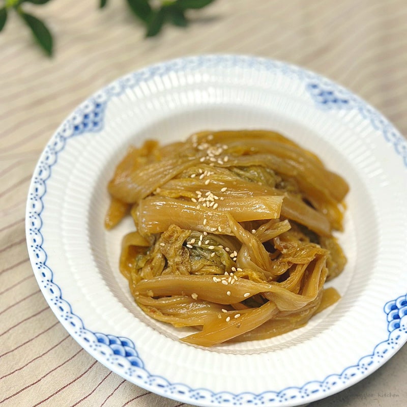 들기름 묵은지 찜 레시피 김치찜 씻은 묵은지 요리