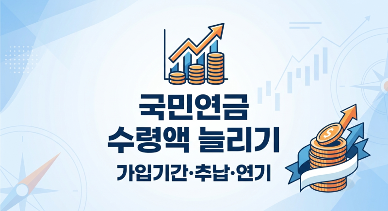 2026 국민연금 수령액 늘리는 방법｜가입기간·추납·연기연금 제대로 알아보기