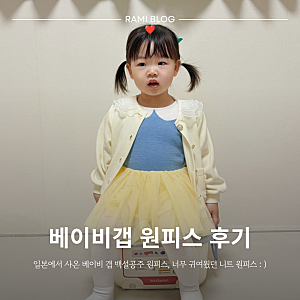 베이비갭 백설공주 니트원피스 18M 후기