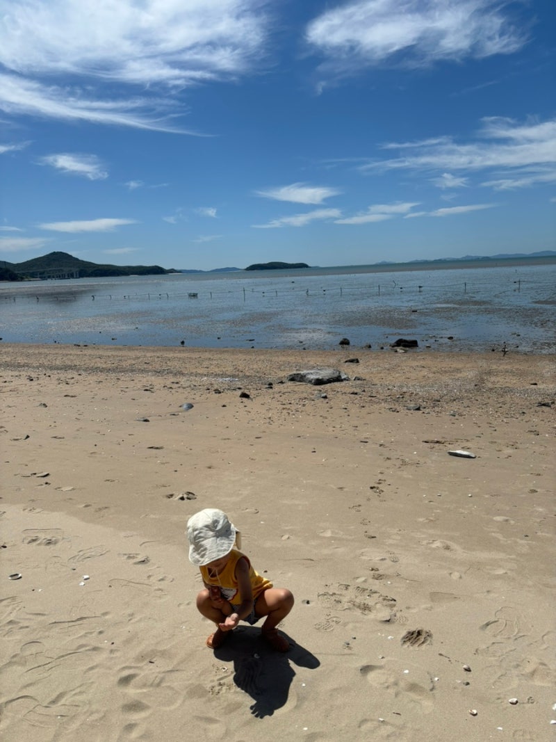Incheon with a Baby: Inspire Whale Show at Masian Beach, Yeongjongdo