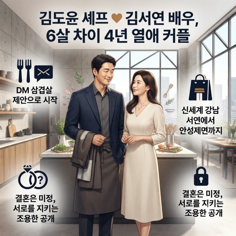 김도윤 김서연 나이 학력 직업 첫만남부터 식당 서연 결혼 여부까지