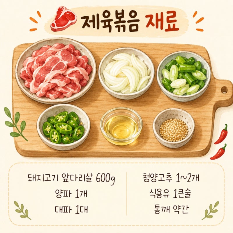 제육볶음 만들기 매콤달콤한 제육볶음 황금레시피