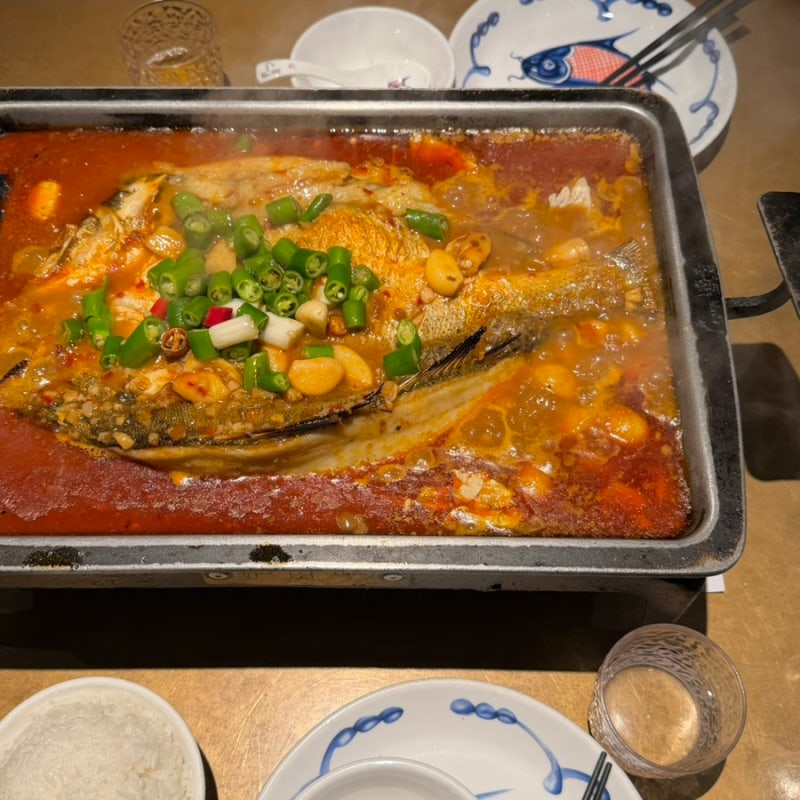 칭다오 루위 믹스몰 맛집 카오위 메뉴 위치 웨이팅