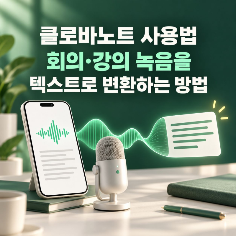 클로바노트 사용법, 회의·강의 녹음을 텍스트로 변환하는 방법
