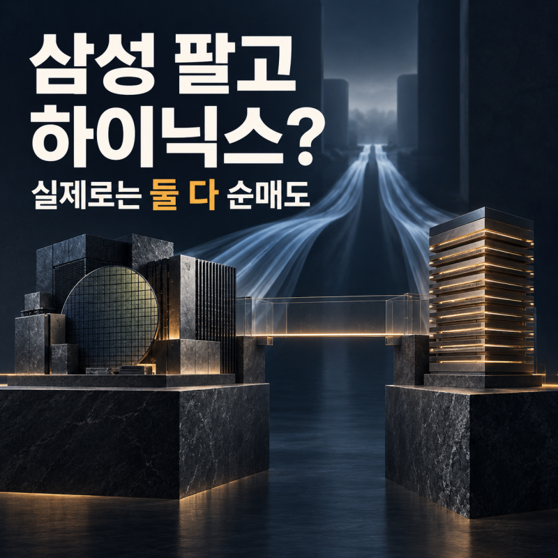 SK하이닉스 외국인 수급｜삼성전자 대신 산다는 말, 실제로 맞을까?