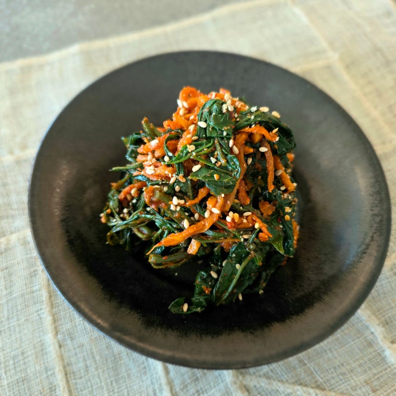친정 엄마 손맛 그대로, 고춧잎 무말랭이 무침