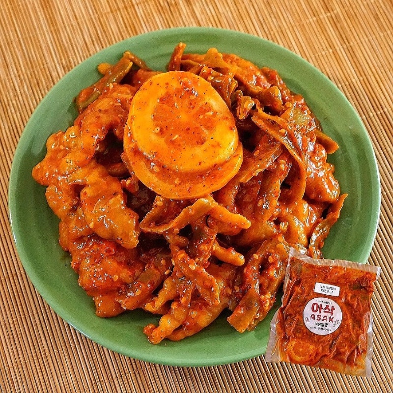 아삭 레몬무뼈닭발 매운맛 구매 후기! 야식 메뉴 추천