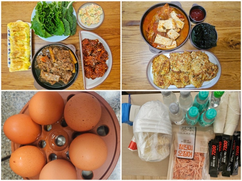 4인가족 성장기아이들 식단 영양만점 식비절약식단(주말식사, 냉장고파먹기, 중학생 식사, ....