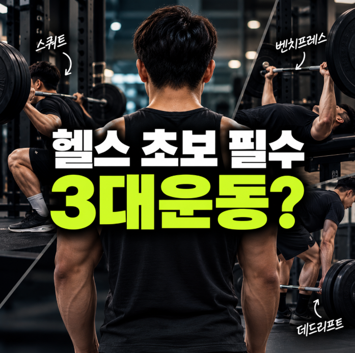 헬스 초보 3대 운동, 스쿼트·벤치프레스·데드리프트 제대로 배우는 방법!!필요성