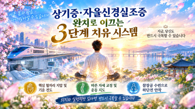 부산 사하 Q 병원 출장 회고와 상기증·자율신경실조증의 근본 치유 원리