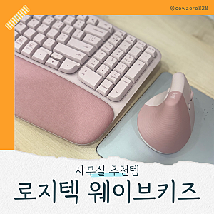 사무실 무선 키보드 마우스 추천｜손목 아파서 바꾼 로지텍 웨이브키즈 Wave Keys·Lift 후기