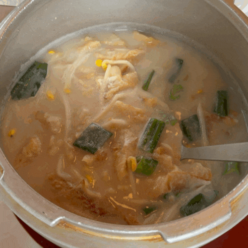 속초 한정식 맛집 압력솥황태국밥 비금도 후기
