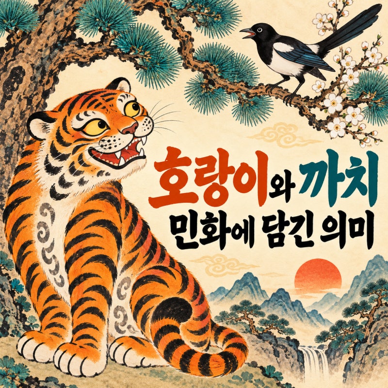 호랑이와 까치를 함께 그린 민화의 의미