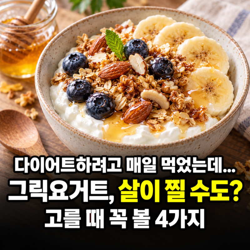 “다이어트하려고 매일 먹었는데 살이 찔 수도?” 그릭요거트 고를 때 꼭 봐야 할 4가지