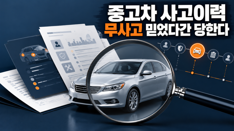 중고차 사고이력 조회, ‘무사고’ 한마디 믿었다간 당합니다｜보험·소유자 변경 사고이력 ....