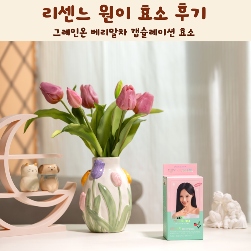 그레인온 베리말차 캡슐레이션 효소 리센느 원이 효소 후기